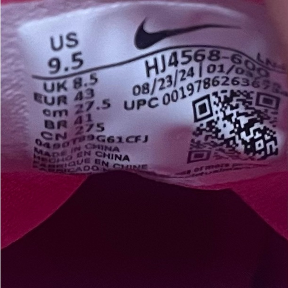 New Nike Alpha Menace 4 Pro NRG Racer Pink Football Cleats HJ4568-600 - Picture 6 of 9